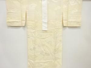 雲取りに古典柄織り出し　単衣長襦袢